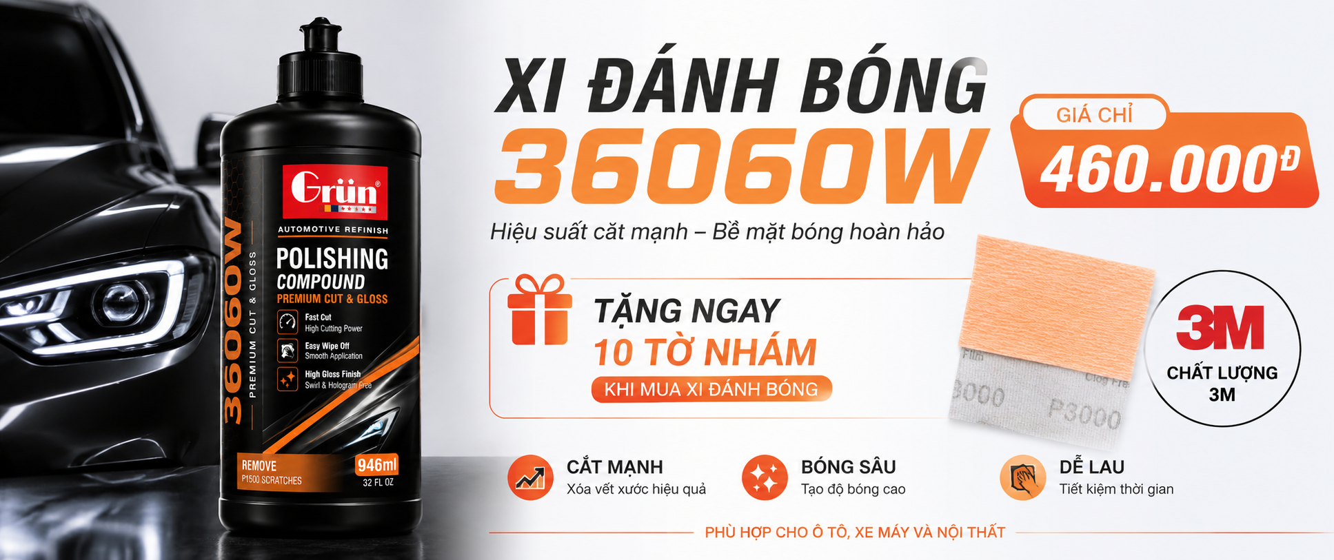 Combo Xi 36060W + 10 to nham lua 75x100