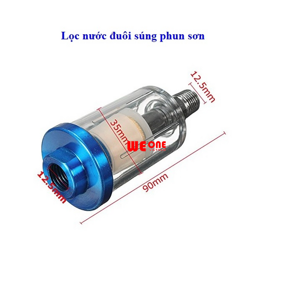 LỌC HƠI NƯỚC MINI GẮN TRỰC TIẾP VÀO ĐUÔI HƠI SÚNG PHUN SƠN